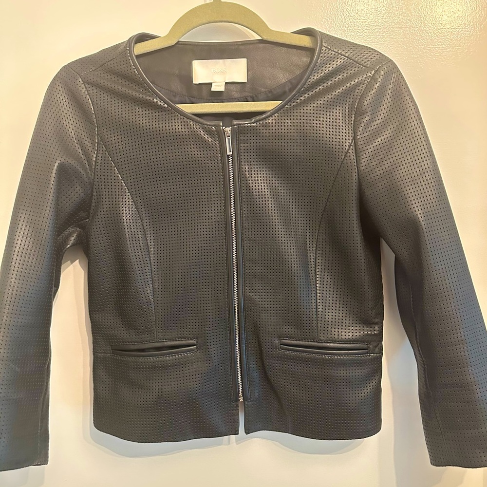 Hugo Boss Sheepskin Leather Jacket